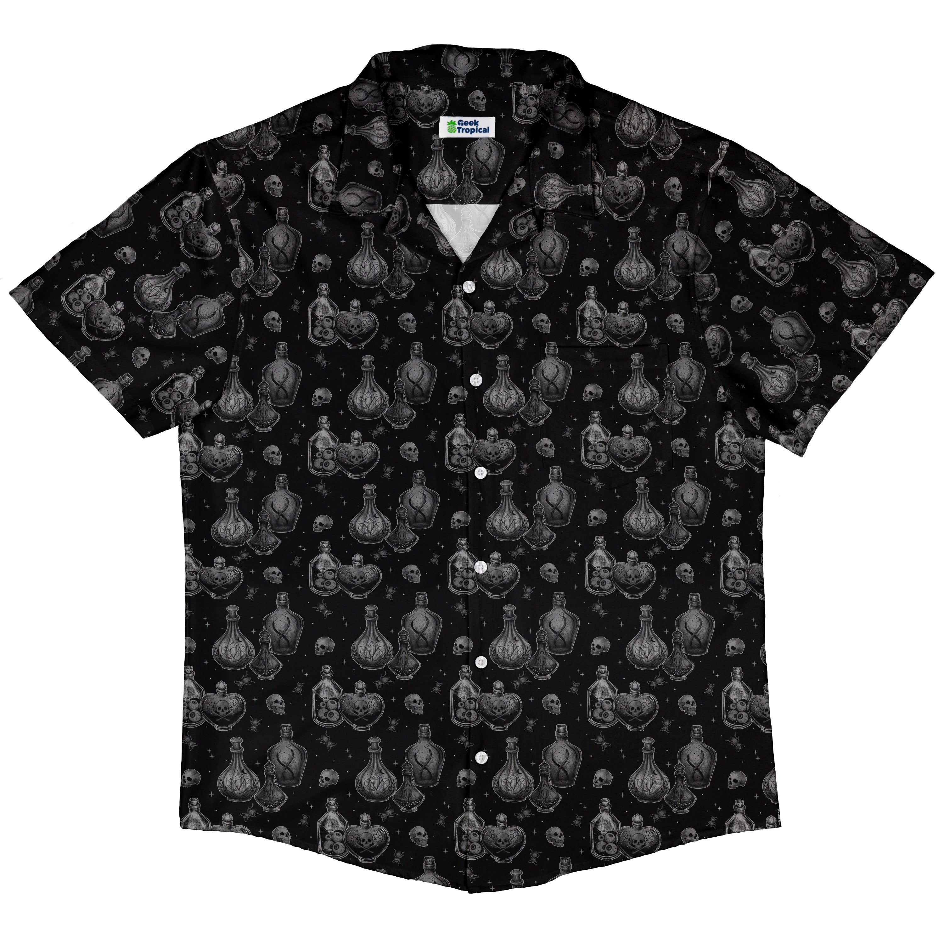 Haunted Hour Elixir Button Up Shirt Hawaiian Front