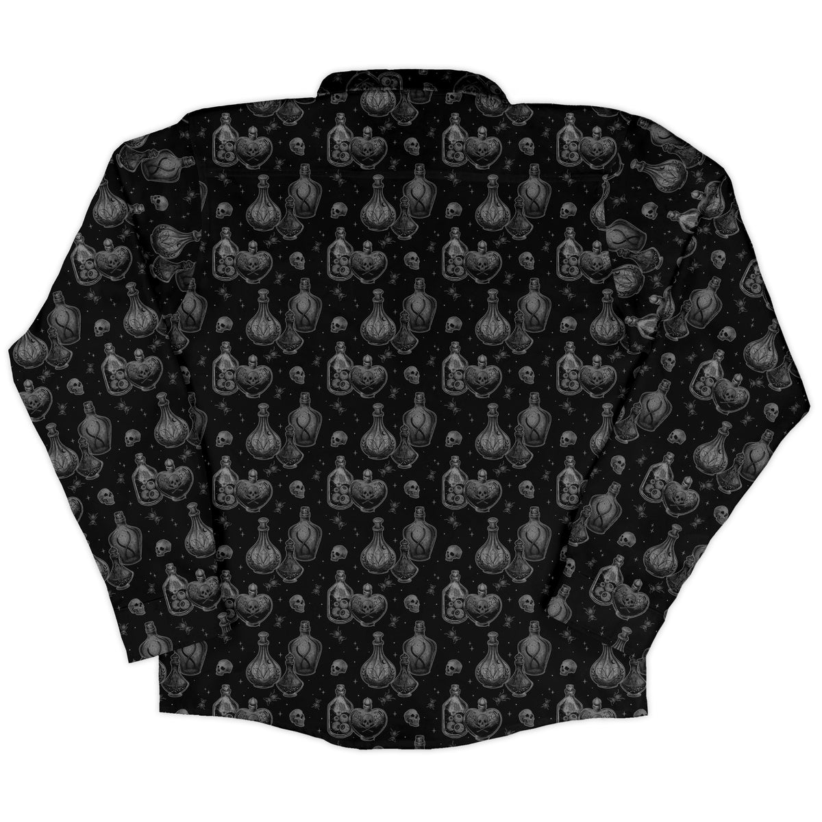 Haunted Hour Elixir Long Sleeve Button Up Shirt back