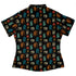 Haunted Manor Window Curvy Button Up Shirt womens back