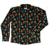Haunted Manor Window Long Sleeve Button Up Shirt front