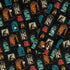 Haunted Manor Window Long Sleeve Button Up Shirt sleeve close