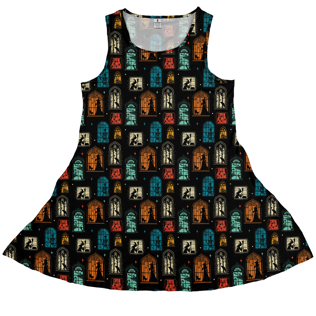 Haunted Manor Window Sleeveless Dress front