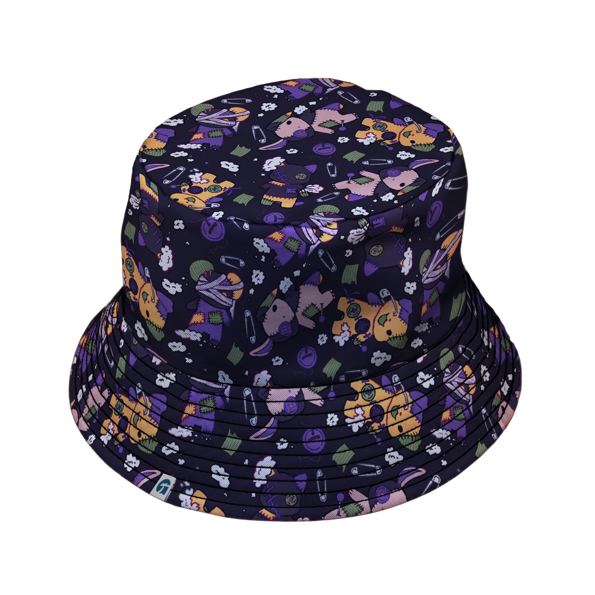 Haunted Plushies Bucket Hat Geek Nerd 0925 Design by Ardi Tong Fantasy Prints
