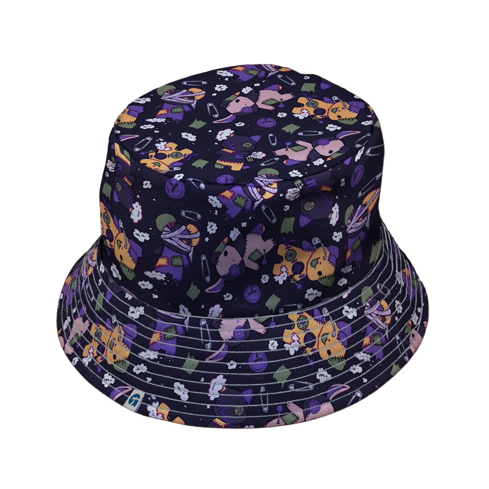 Haunted Plushies Bucket Hat Geek Nerd 0925 Design by Ardi Tong Fantasy Prints