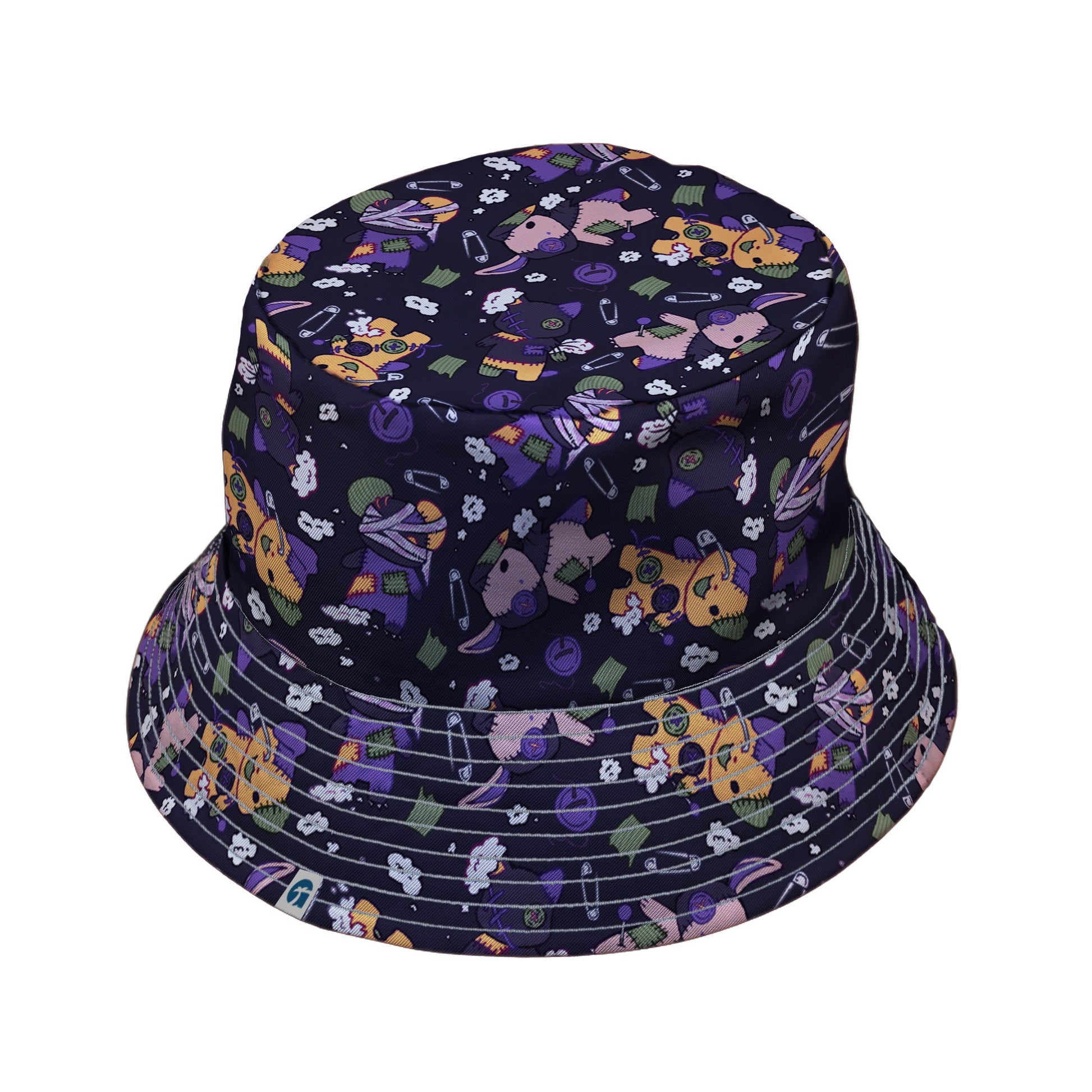 Haunted Plushies Bucket Hat Geek Nerd 0925 Design by Ardi Tong Fantasy Prints