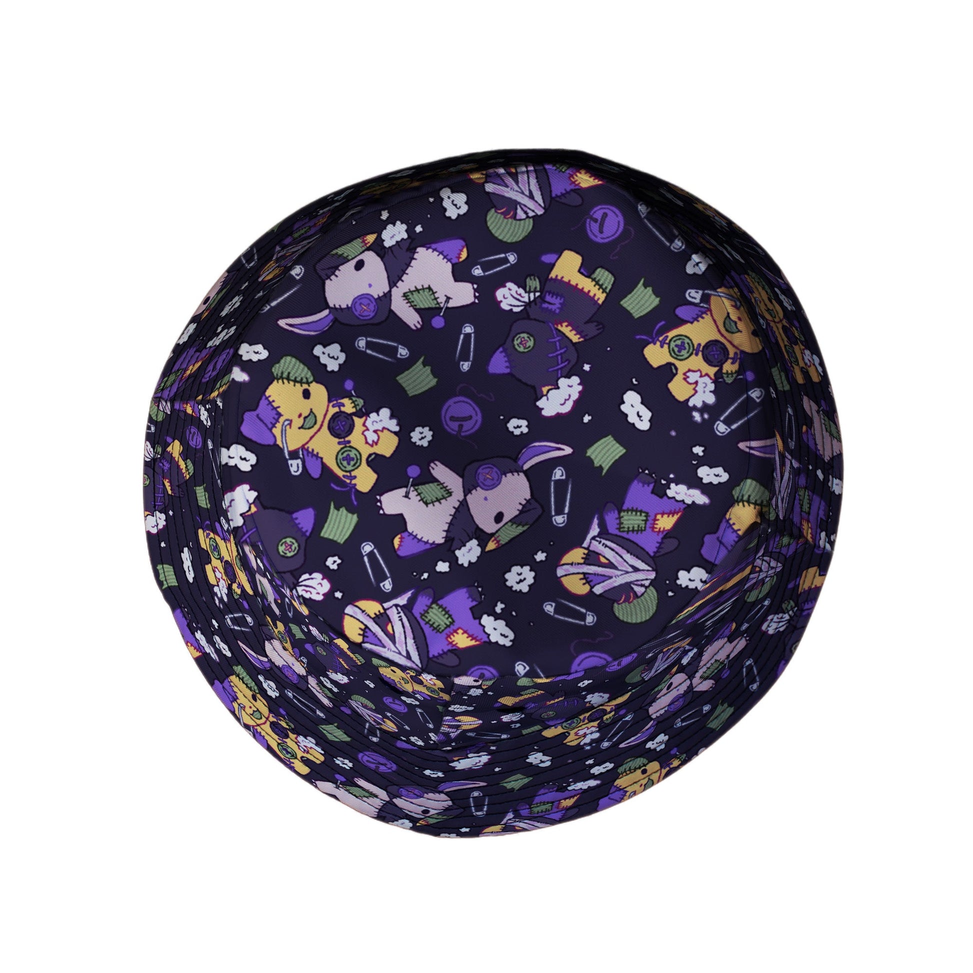 Haunted Plushies Bucket Hat Geek Nerd 0925 Design by Ardi Tong Fantasy Prints