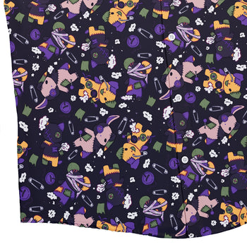 Haunted Plushies Button Up Shirt Geek Nerd 0925 adult sizing All Adult Button Up Shirts