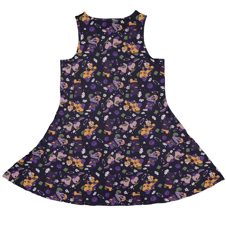 Haunted Plushies Dress Geek Nerd 0925 Animal Patterns Design by Ardi Tong