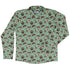 Hedge Hog Garden Adventures Long Sleeve Button Up Shirt Geek Nerd adult sizing animal patterns botany print