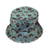 Hedge Hog Garden Adventures Bucket Hat Geek Nerd animal patterns botany print Design by Julie Kitzes
