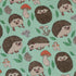 Hedge Hog Garden Adventures Button Up Shirt Geek Nerd adult sizing animal patterns botany print