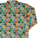 Hexagon Tile Board Game Long Sleeve Button Up Shirt Geek Nerd adult sizing board game print Designs by Nathan