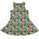 Hexagon Tile Board Game Dress Geek Nerd board game print Designs by Nathan lx - C