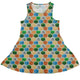 Hexagon Tile Board Game Dress Geek Nerd board game print Designs by Nathan lx - C