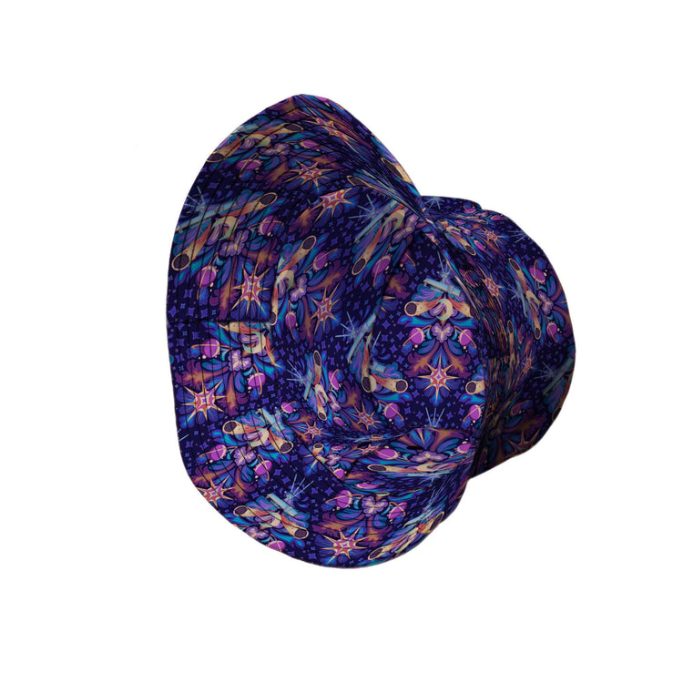 Hidden Astronomy Bucket Hat Geek Nerd Design by Brigid Ashwood lx - B outer space & astronaut print