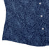 Hidden Garden Cats Blue Curvy Button Up Shirt womens corner