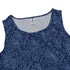 Hidden Garden Cats Blue Sleeveless Dress close front