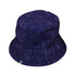 Hidden Garden Cats Lilac Bucket Hat Black Stitching