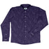 Hidden Garden Cats Lilac Long Sleeve Button Up Shirt front