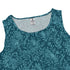 Hidden Garden Cats Teal Sleeveless Dress close front