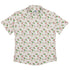 Holly Jolly Bunnies Button Up Shirt Geek Nerd adult sizing Christmas Print Design by Ardi Tong