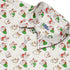 Holly Jolly Bunnies Button Up Shirt Geek Nerd adult sizing Christmas Print Design by Ardi Tong