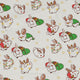 Holly Jolly Bunnies Long Sleeve Button Up Shirt Geek Nerd adult sizing Anime Christmas Print