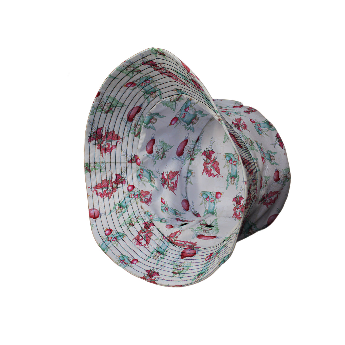 Holly Jolly Fairy Bucket Hat Side View
