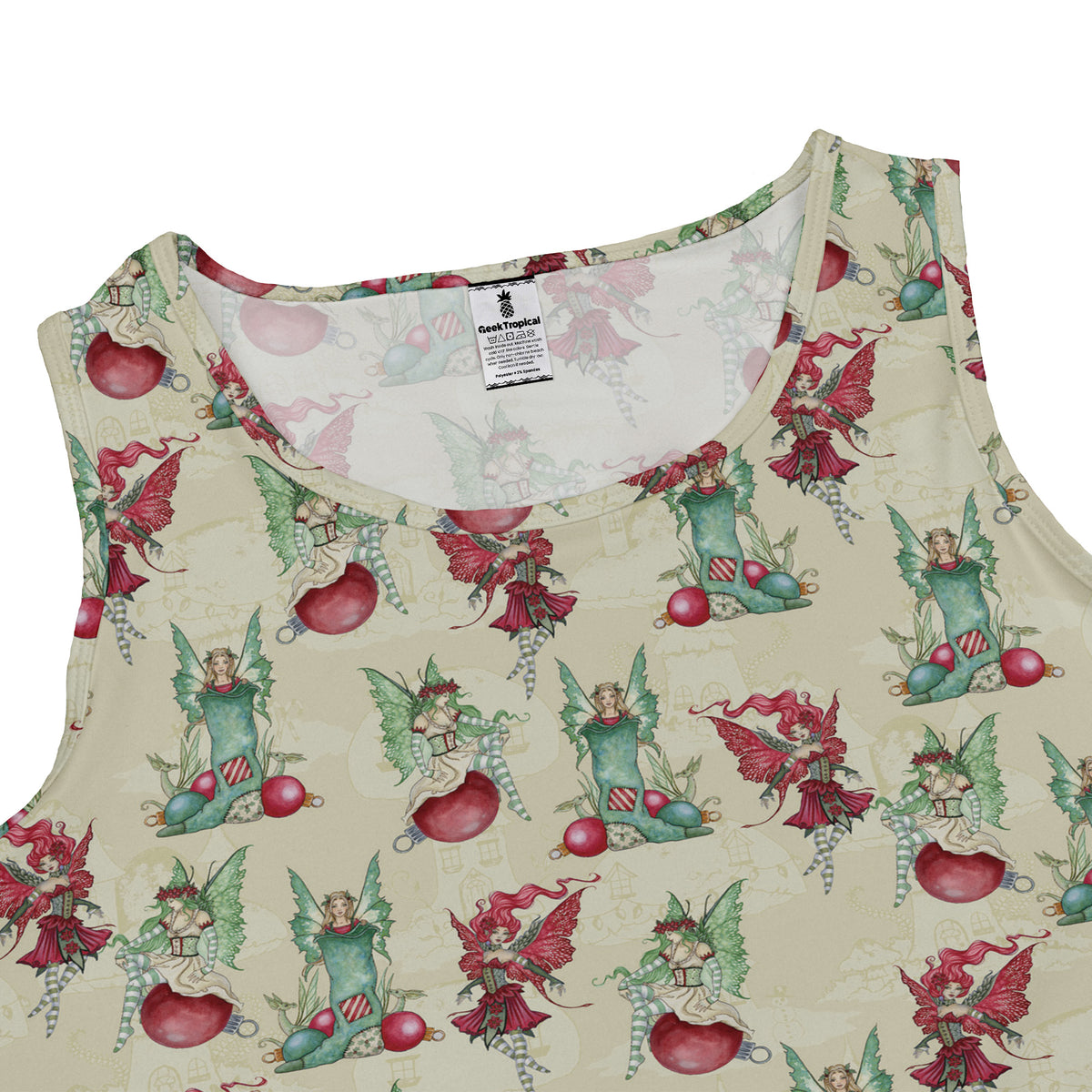 Holly Jolly Fairy Sleeveless Dress close front
