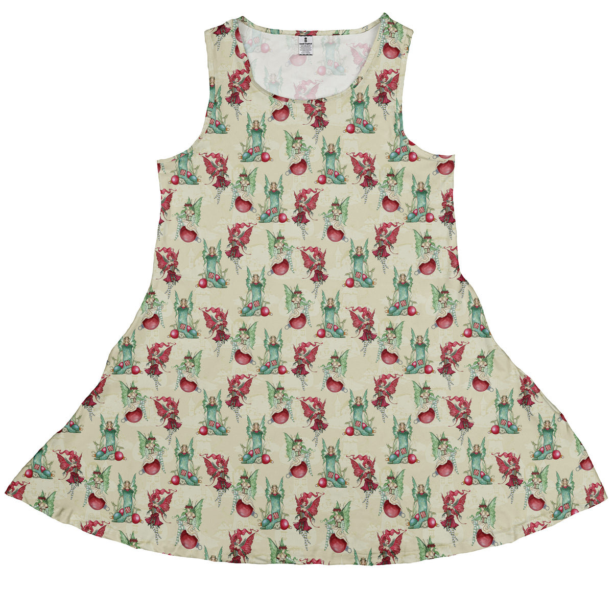Holly Jolly Fairy Sleeveless Dress front