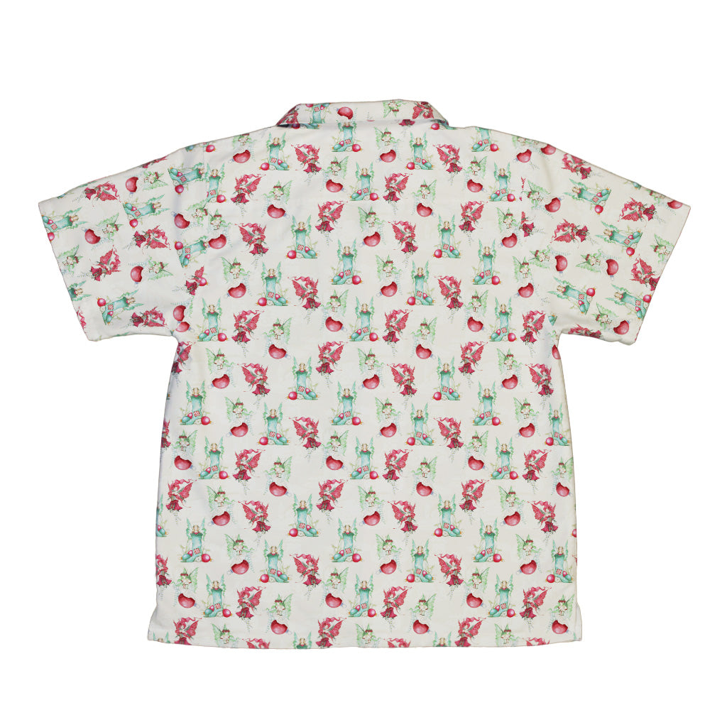 Holly Jolly Fairy Youth Hawaiian Shirt Back