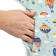 Hot Air Balloon Sky Dress Geek Nerd Design by Zirkus Design lx - C outer space & astronaut print
