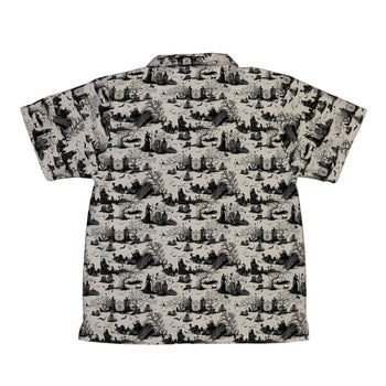 Huanted Graveyard Dark Youth Hawaiian Shirt Geek Nerd 0925 Design by Episodic Fantasy Prints