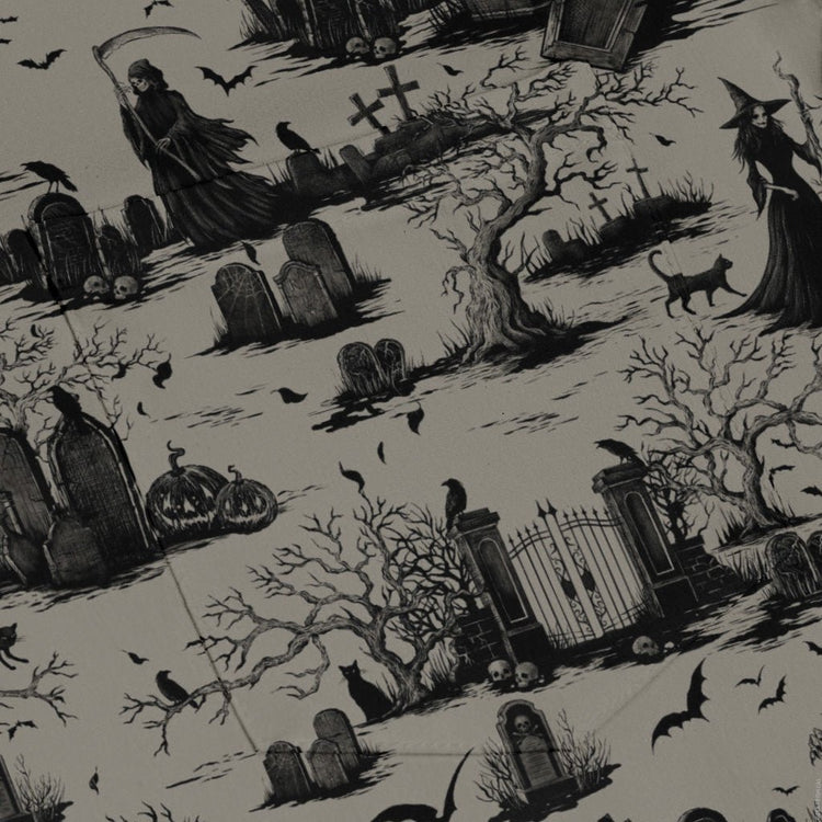 Huanted Graveyard Dark Long Sleeve Button Up Shirt Geek Nerd 0925 adult sizing All Adult Button Up Shirts