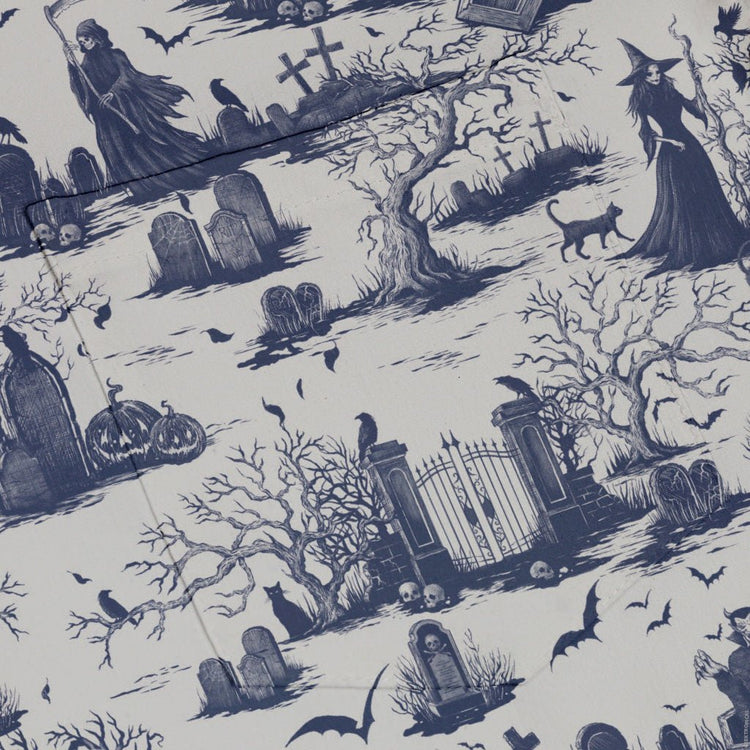 Huanted Graveyard Light Button Up Shirt Geek Nerd 0925 adult sizing All Adult Button Up Shirts