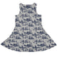Huanted Graveyard Light Dress Geek Nerd 0925 Design by Episodic Fantasy Prints