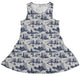 Huanted Graveyard Light Dress Geek Nerd 0925 Design by Episodic Fantasy Prints