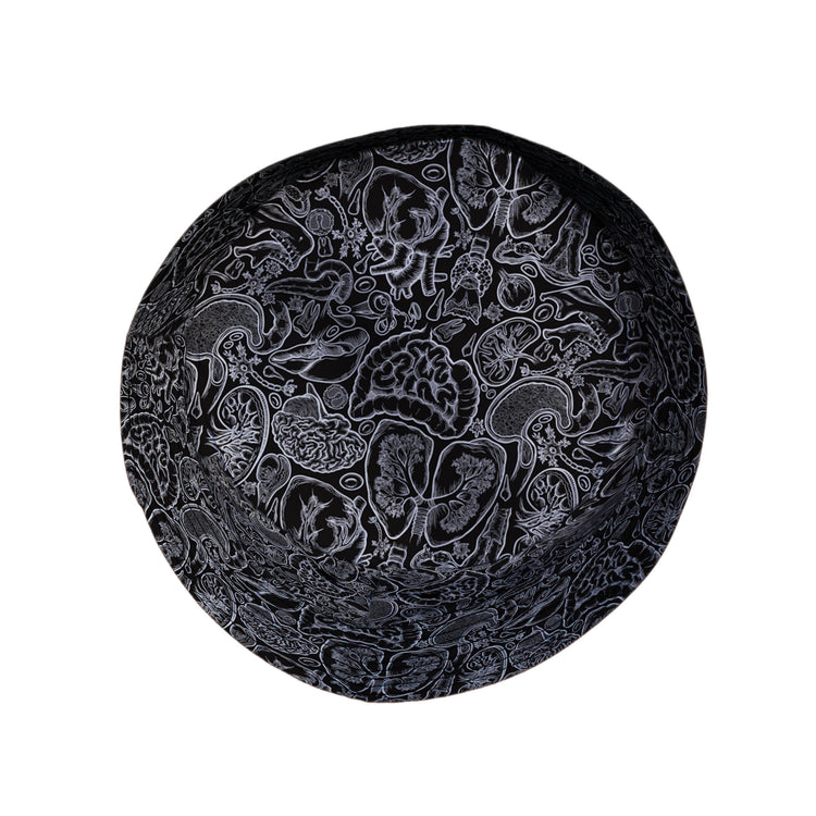 Nerdy Human Anatomy Black Bucket Hat