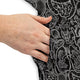 Nerdy Human Anatomy Black Sleeveless Dress