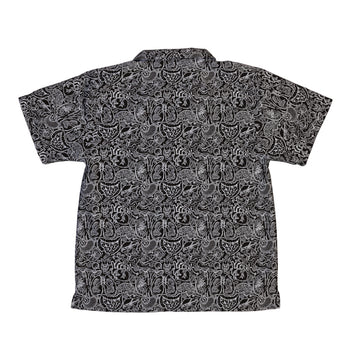 Nerdy Human Anatomy Black Youth Hawaiian Shirt