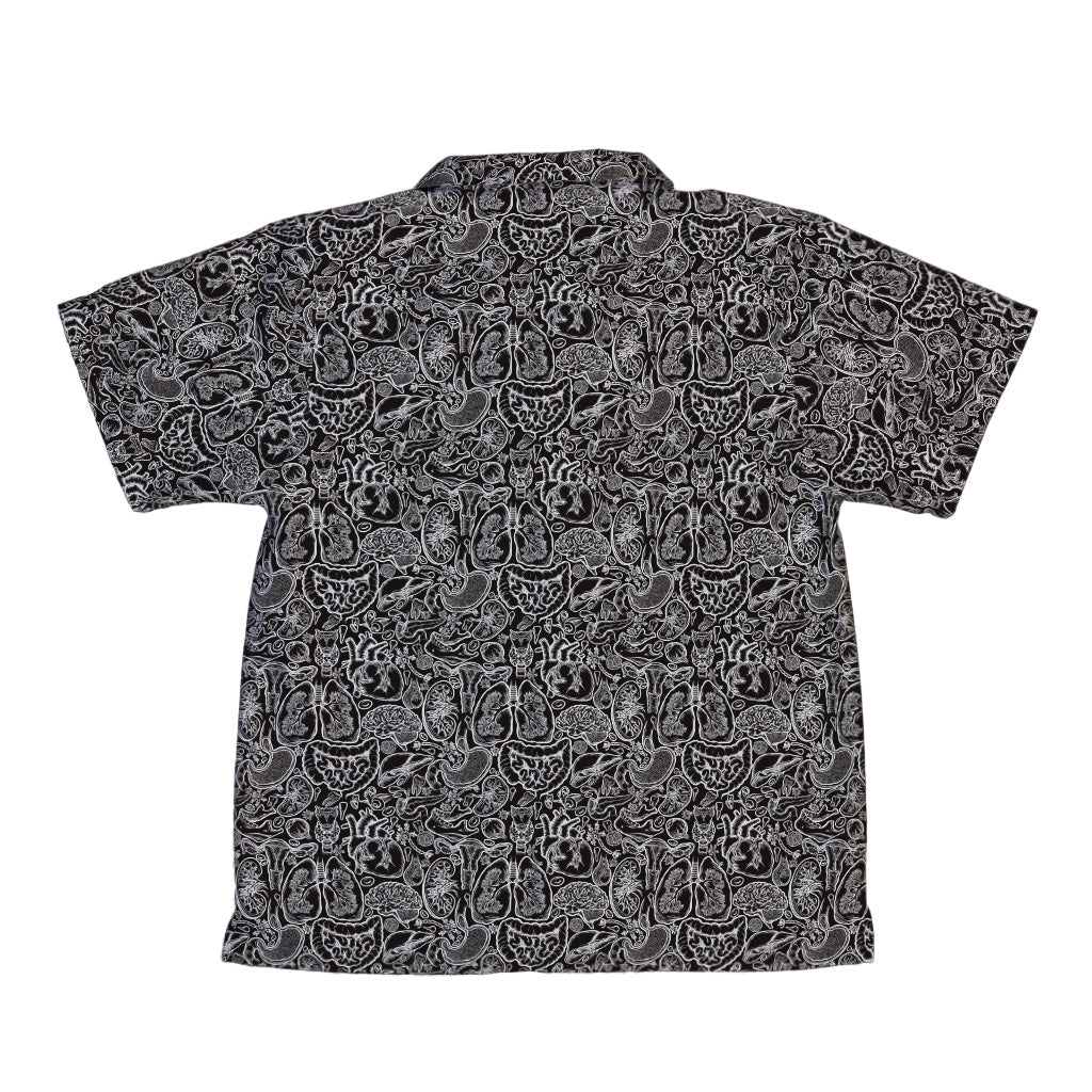 Human Anatomy Black Youth Hawaiian Shirt 2