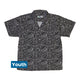 Nerdy Human Anatomy Black Youth Hawaiian Shirt