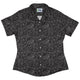 Nerdy Human Anatomy Black Curvy Button Up Shirt