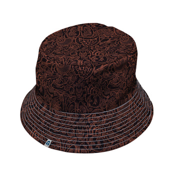 Nerdy Human Anatomy Dark Bucket Hat