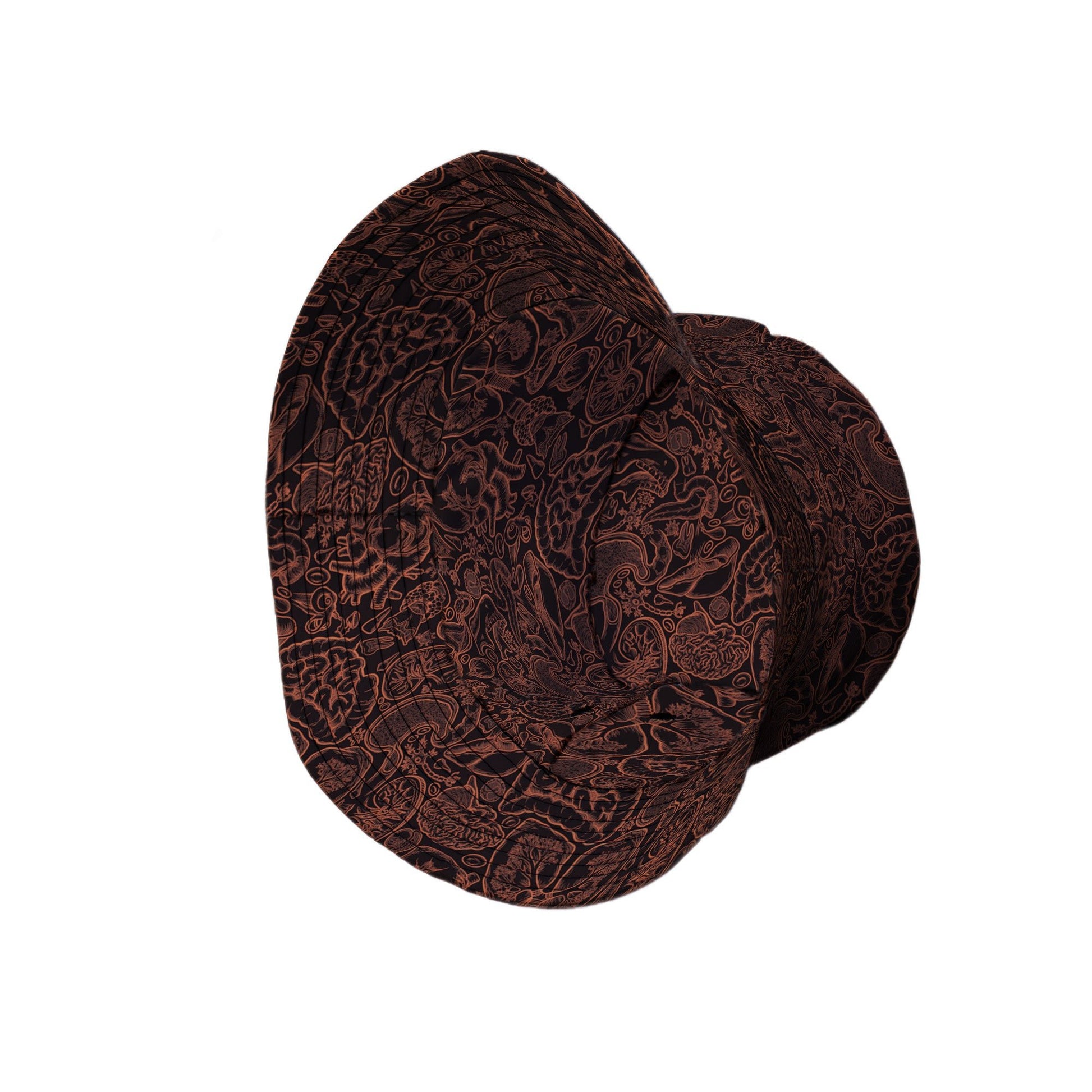 Human Anatomy Dark Bucket Hat 4