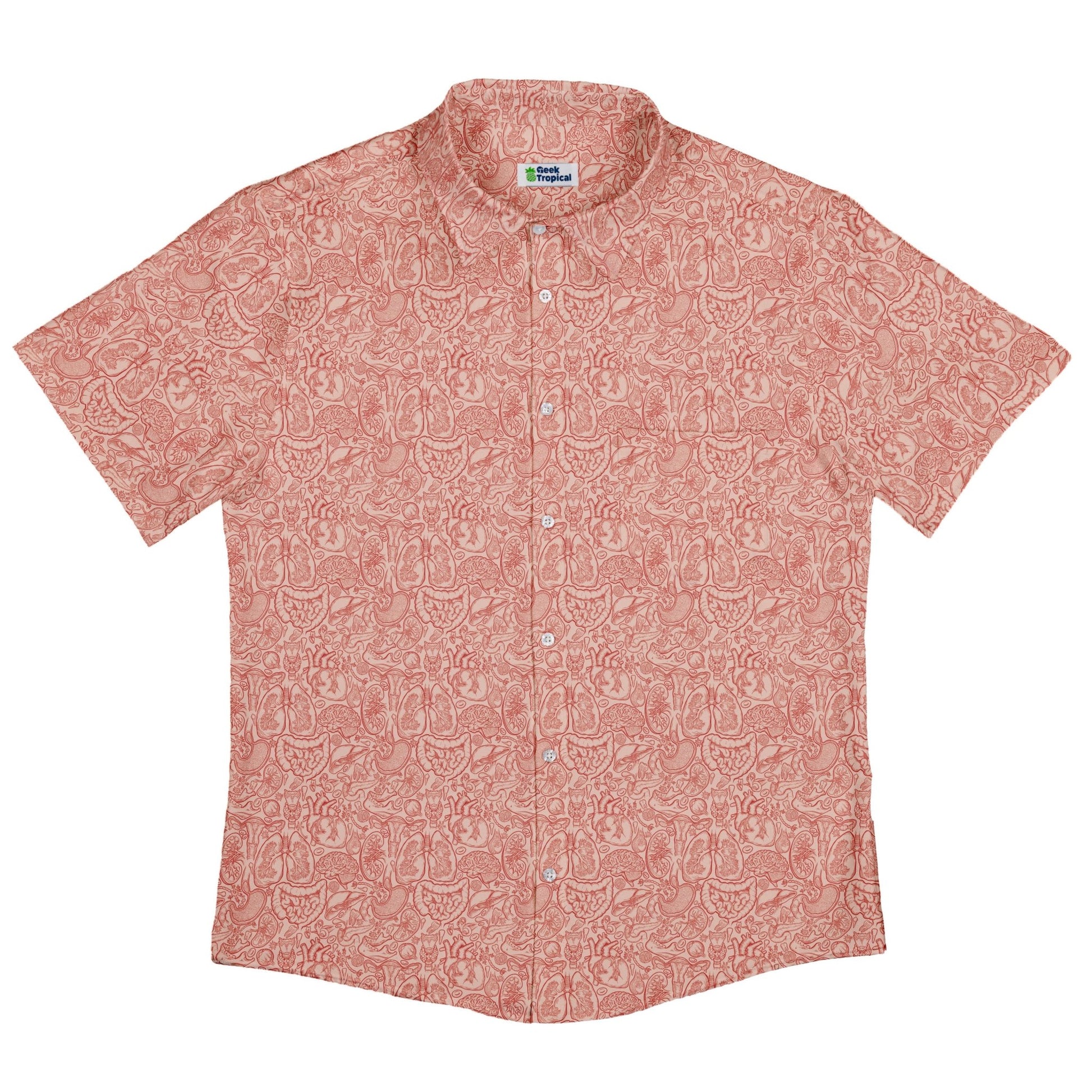 Human Anatomy Light Button Up Shirt 4
