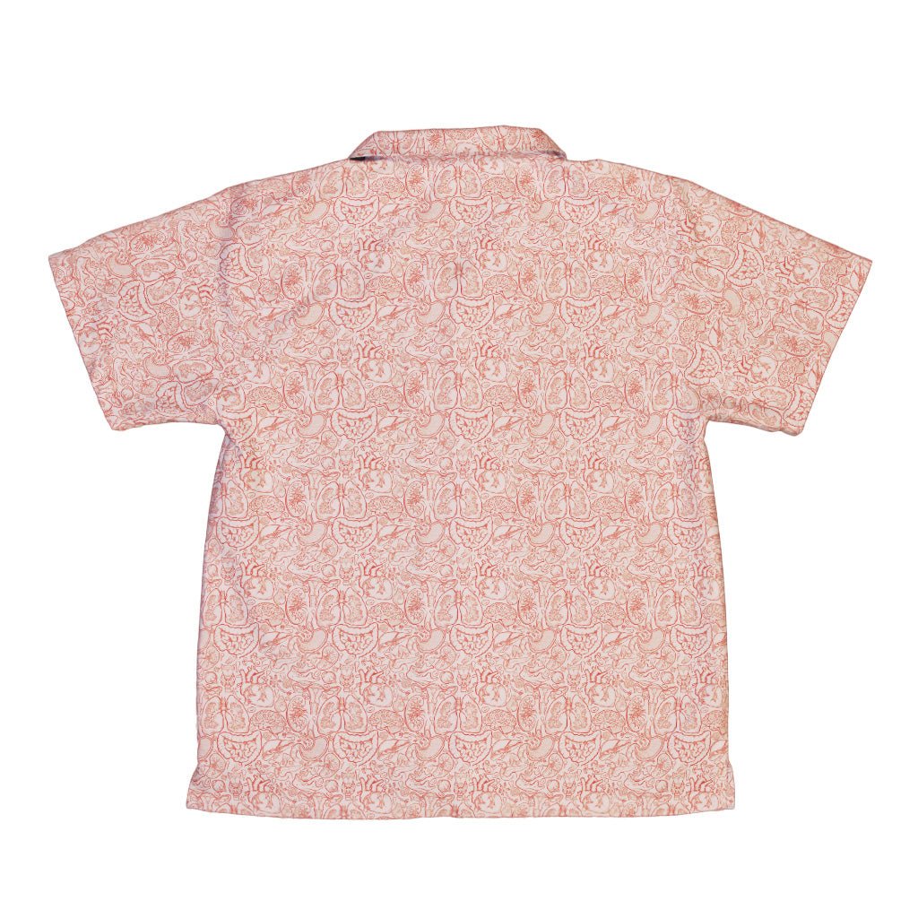 Human Anatomy Light Youth Hawaiian Shirt 2