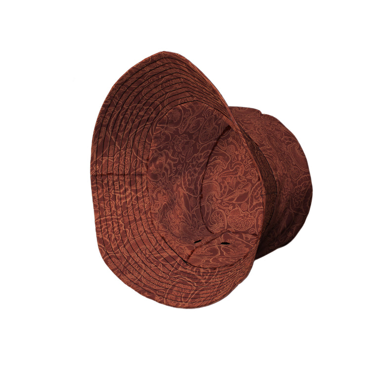 Nerdy Human Anatomy Red Bucket Hat