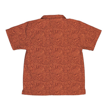 Nerdy Human Anatomy Red Youth Hawaiian Shirt
