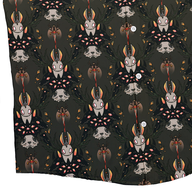 Hunter and Prey Button Up Shirt Geek Nerd 0925 adult sizing All Adult Button Up Shirts